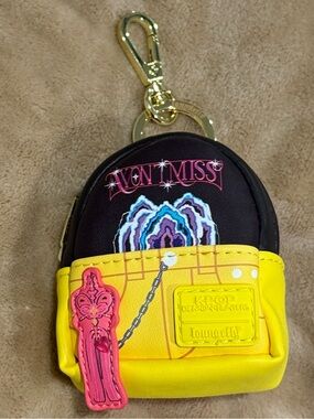 Loungefly x K-pop Demonhunter Yellow & Black Mini Bag Charm - Mira NWOB
